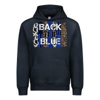Navy back the blue brushstroke Urban Hoodie - Zillion Design Studio