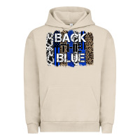 Pigment French Oak back the blue brushstroke Urban Hoodie - Zillion Design Studio