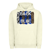 Pigment Pistachio back the blue brushstroke Urban Hoodie - Zillion Design Studio