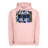 Pigment Salmon back the blue brushstroke Urban Hoodie - Zillion Design Studio