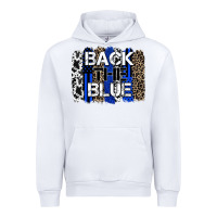 White back the blue brushstroke Urban Hoodie - Zillion Design Studio
