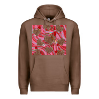 Chestnut valentine's day hearts bow and arrow Premium Hoodie - RanaPortraitStore