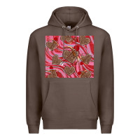 Coffee valentine's day hearts bow and arrow Premium Hoodie - RanaPortraitStore
