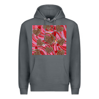 Rock valentine's day hearts bow and arrow Premium Hoodie - RanaPortraitStore