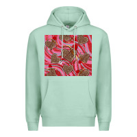 Seafoam valentine's day hearts bow and arrow Premium Hoodie - RanaPortraitStore