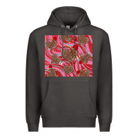 Smoke valentine's day hearts bow and arrow Premium Hoodie - RanaPortraitStore