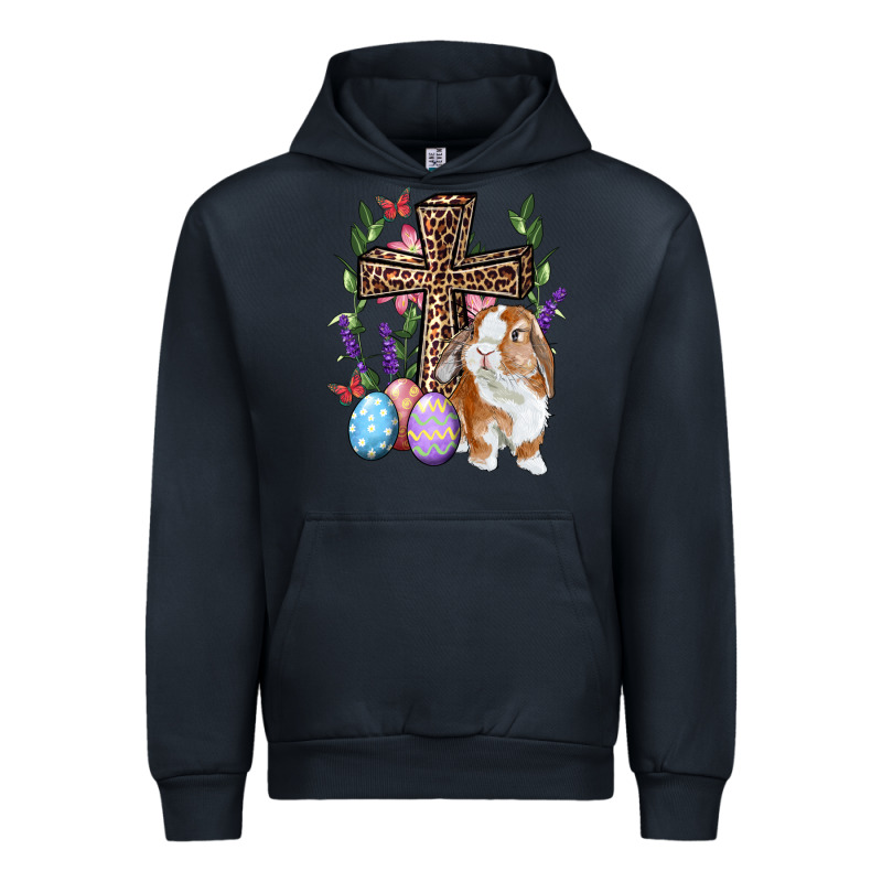 Easter Bunny And Floral Cross Urban Hoodie by RanaPortraitStore | Teevron
