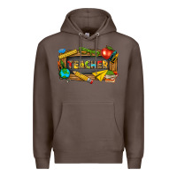 Coffee teacher Premium Hoodie - texasbilliewilder