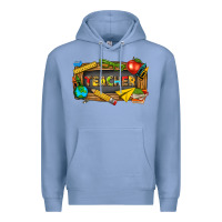 Colony Blue teacher Premium Hoodie - texasbilliewilder