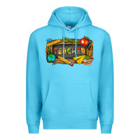 Ocean Blue teacher Premium Hoodie - texasbilliewilder