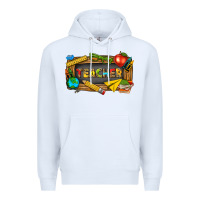 White teacher Premium Hoodie - texasbilliewilder