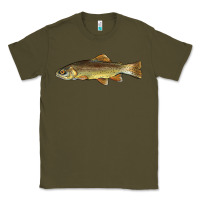 Army Green arizona apache trout fish Classic Tee - BarkalooDesign
