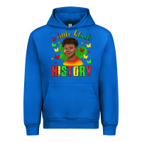 Cobalt a little black history with boy juneteenth Urban Hoodie - texasbilliewilder