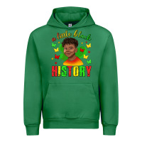 Emerald a little black history with boy juneteenth Urban Hoodie - texasbilliewilder