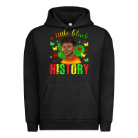 Pigment Black a little black history with boy juneteenth Urban Hoodie - texasbilliewilder