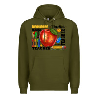 Army Green teacher Premium Hoodie - texasbilliewilder