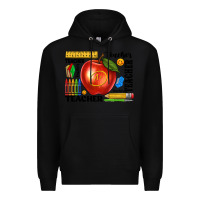 Black teacher Premium Hoodie - texasbilliewilder