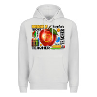 Dove Grey teacher Premium Hoodie - texasbilliewilder