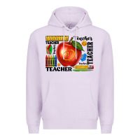 Lilac teacher Premium Hoodie - texasbilliewilder