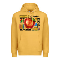 Mustard teacher Premium Hoodie - texasbilliewilder