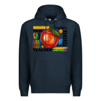 Navy teacher Premium Hoodie - texasbilliewilder