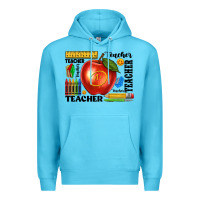 Ocean Blue teacher Premium Hoodie - texasbilliewilder