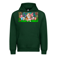 Foreset Green Spring Easter Bunny Urban Hoodie - RanaPortraitStore