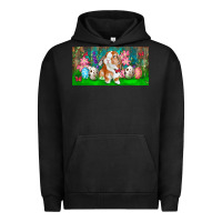 Pigment Black Spring Easter Bunny Urban Hoodie - RanaPortraitStore
