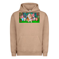 Pigment Burro Spring Easter Bunny Urban Hoodie - RanaPortraitStore