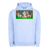 Pigment Grape Ice Spring Easter Bunny Urban Hoodie - RanaPortraitStore
