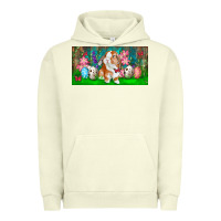 Pigment Pistachio Spring Easter Bunny Urban Hoodie - RanaPortraitStore