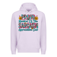 Lilac proud member of the sarcasm appreciation club Premium Hoodie - Zillion Design Studio