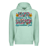 Seafoam proud member of the sarcasm appreciation club Premium Hoodie - Zillion Design Studio