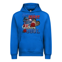 Cobalt american heart southern soul Urban Hoodie - Zillion Design Studio
