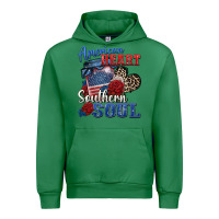 Emerald american heart southern soul Urban Hoodie - Zillion Design Studio