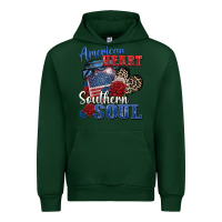 Forest Green american heart southern soul Urban Hoodie - Zillion Design Studio