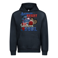 Navy american heart southern soul Urban Hoodie - Zillion Design Studio