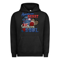 Pigment Black american heart southern soul Urban Hoodie - Zillion Design Studio