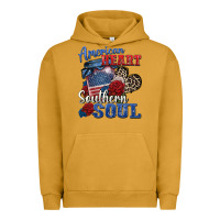 Pigment Peanut Butter american heart southern soul Urban Hoodie - Zillion Design Studio