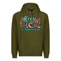 Army Green keep talking i m diagnosing you Premium Hoodie - Zillion Design Studio