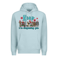 Blue Mist keep talking i m diagnosing you Premium Hoodie - Zillion Design Studio