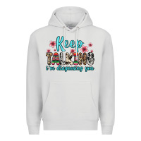 Dove Grey keep talking i m diagnosing you Premium Hoodie - Zillion Design Studio