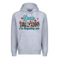 Heather Grey keep talking i m diagnosing you Premium Hoodie - Zillion Design Studio