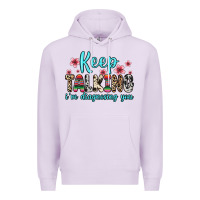Lilac keep talking i m diagnosing you Premium Hoodie - Zillion Design Studio
