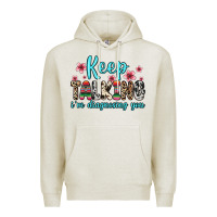 Oatmeal Heather keep talking i m diagnosing you Premium Hoodie - Zillion Design Studio