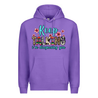 Purple keep talking i m diagnosing you Premium Hoodie - Zillion Design Studio