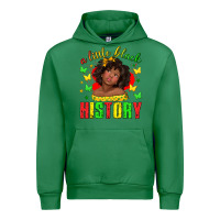 Emerald a little black history with girl juneteenth Urban Hoodie - texasbilliewilder