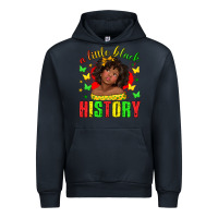 Navy a little black history with girl juneteenth Urban Hoodie - texasbilliewilder