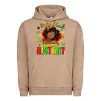 Pigment Burro a little black history with girl juneteenth Urban Hoodie - texasbilliewilder