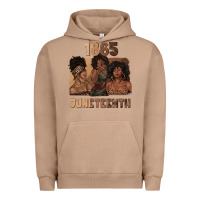 Pigment Burro 1865 juneteenth melanin with afro Urban Hoodie - texasbilliewilder
